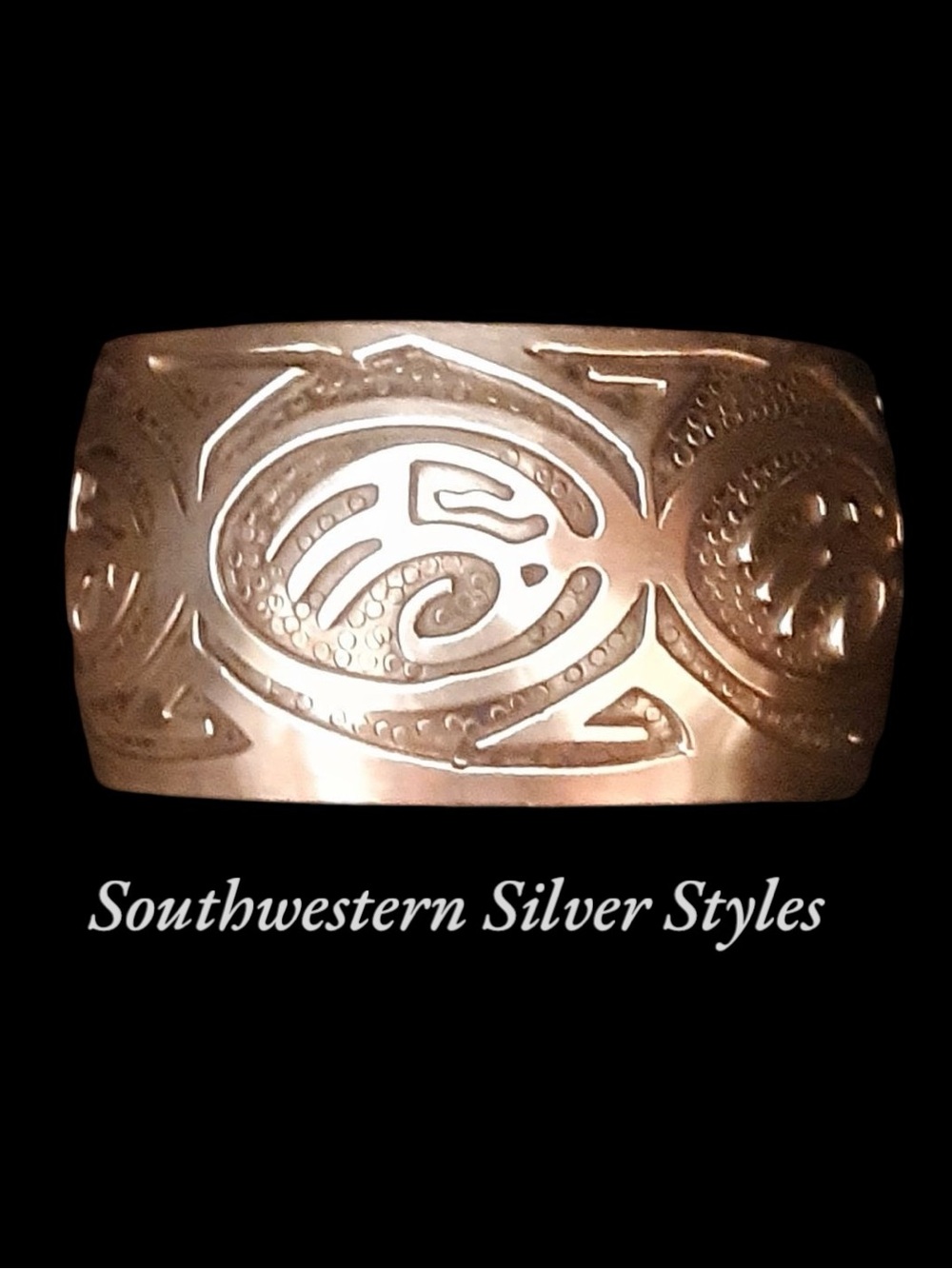 Vintage JR Jackson Hopi Native American Sterling Silver Bear Paw Cuff Bracelet - Picture 1 of 8
